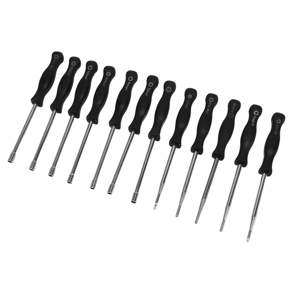 Carburetor Adjusting Kit With 12 Screwdrivers & Steel Brush For 2 Cycle Engines 5021351187993