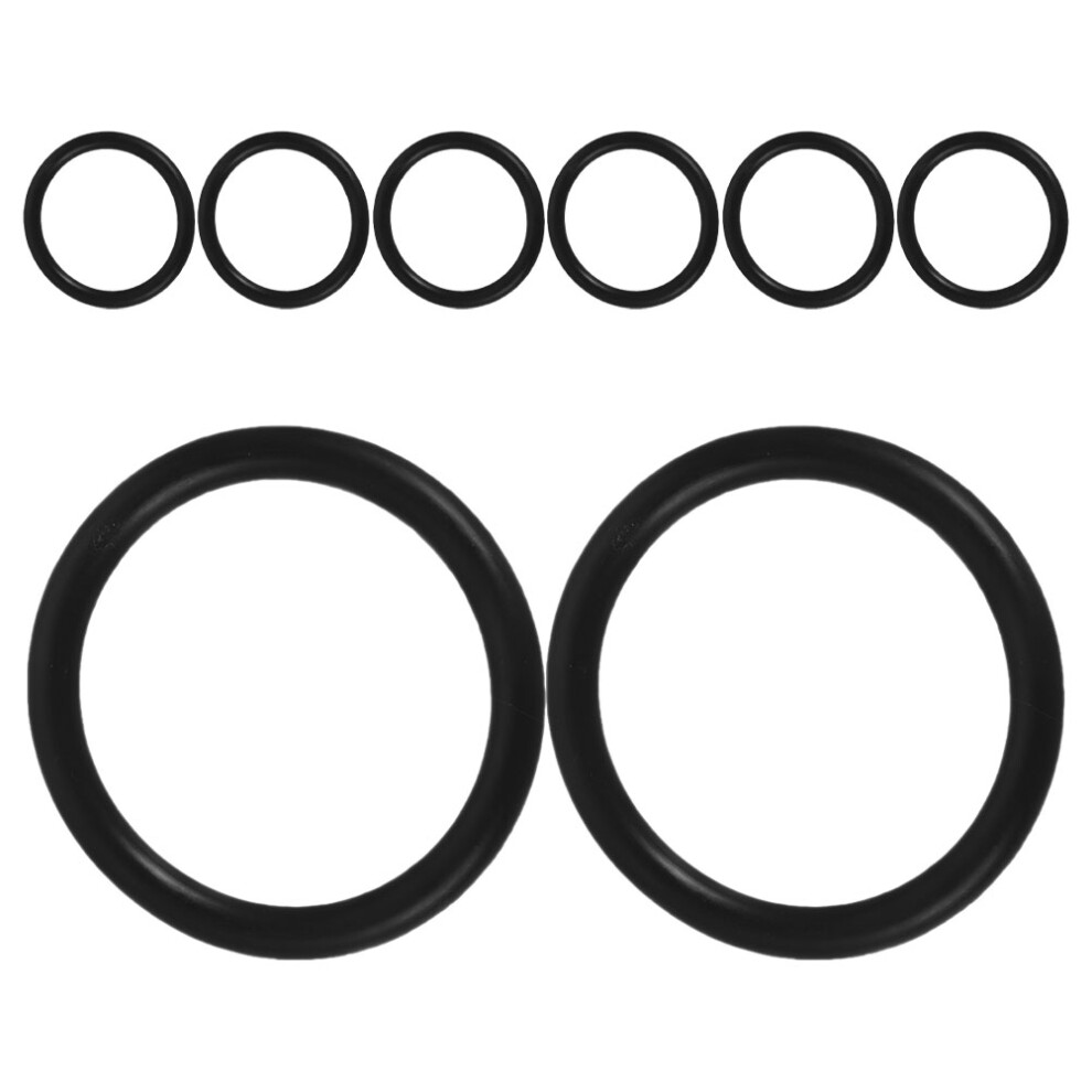 8Pcs Bumper Holder In Rubber For Car Bumpers Black 3243943099435