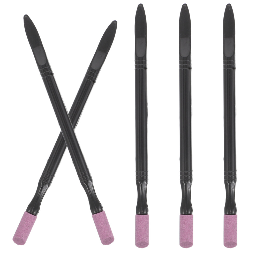 Iplusmile 5Pcs Nail File Cuticle Remover Sanding Stick For Smooth Shiny Nails