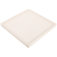 Beige Ceramic Planter Saucer Long-Lasting Plant Water Catcher Tray