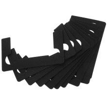 Bathroom Glass Door Pad Pvc 10pack 3.2x1.9x0.04in