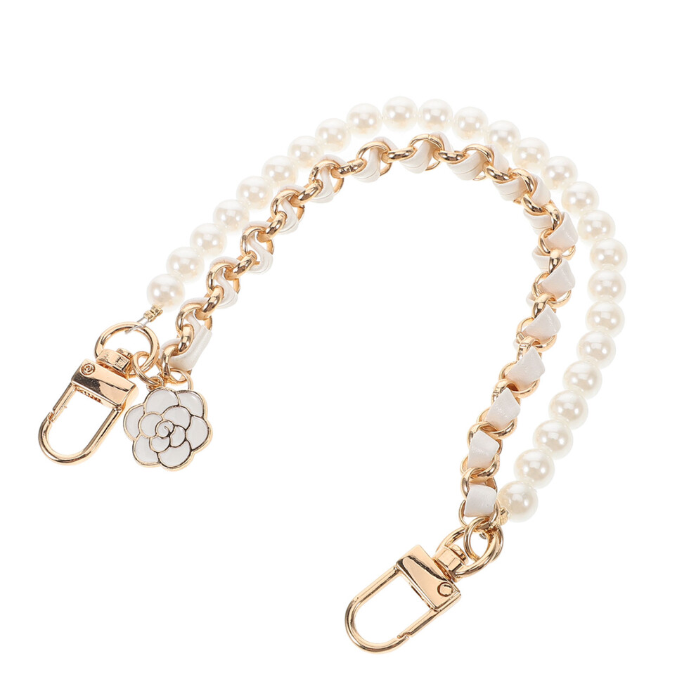 Metal Pearl Chain Strap Extender Replacement For Handbags Crossbody 3244026914041