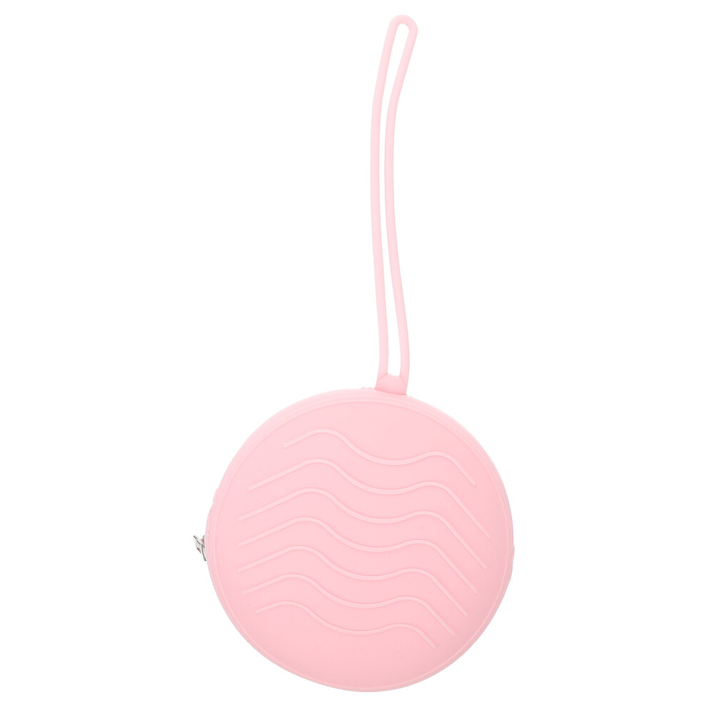 Totority Pink Silicone Menstrual Cup Holder Lightweight Travel Storage Box