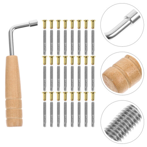 1 Set Harp Tuning Wrench With Workmanship For Music Practice 2