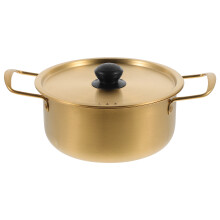 Stainless Steel Noodle Cooking Pot Kitchen Food Storage Handheld 1 Set