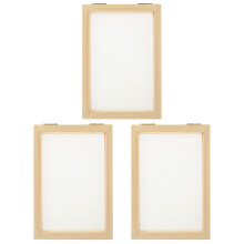 Diy Paper Craft Tools Pulp Painting Paper Frame Wood 3pcs
