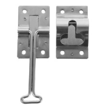 Silver Trailer Door Holder Kit Hooks For Rv Owners 1 Set
