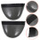 Mlins  2 Pcs Steel Toe Inserts For Boots Belt Men Apparel Work Silver 11