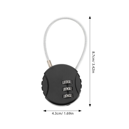 luggage lock password padlock for suitcase storage case security 2