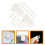 Raindrops Delicate Design Name Badge Holders 35pcs For Office Use 5