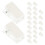 Raindrops Delicate Design Name Badge Holders 35pcs For Office Use 1