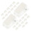 Raindrops Delicate Design Name Badge Holders 35pcs For Office Use 4