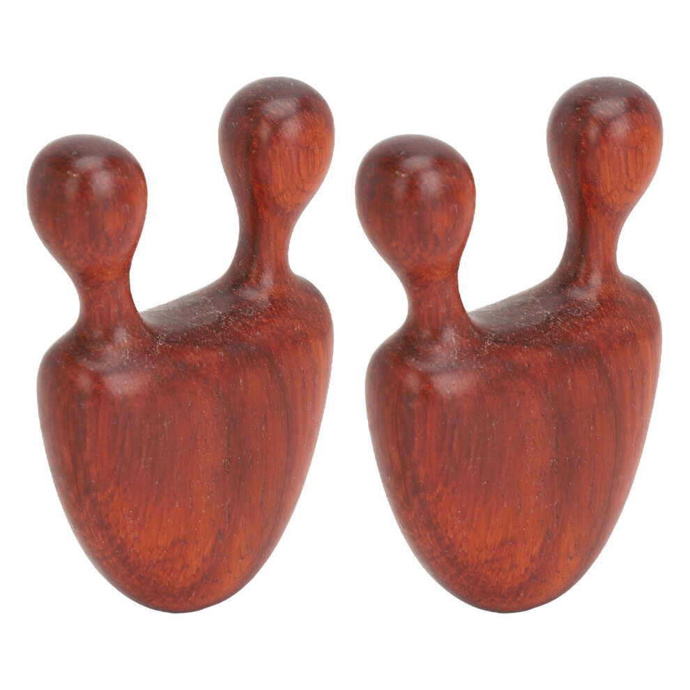 Compact Rosewood Massage Tool: Relieve Tension & Puffiness Effortlessly