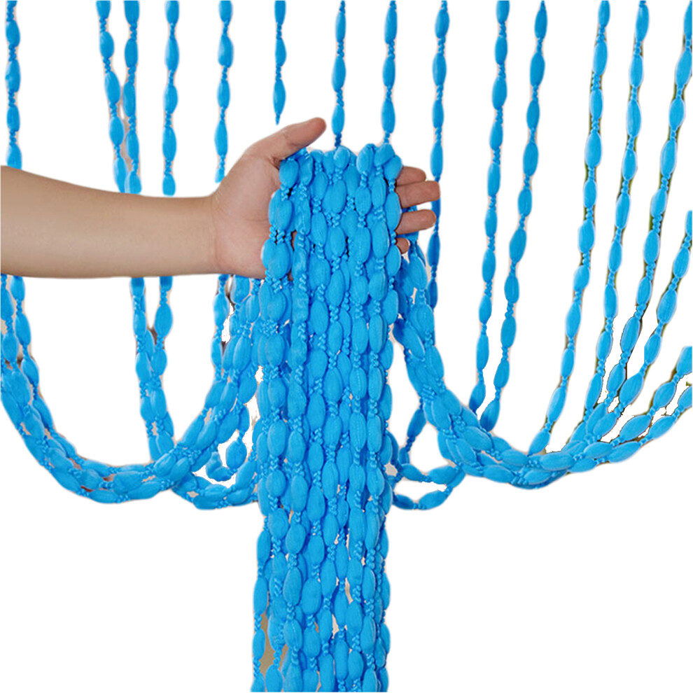 (E) Qiboyuye Wooden Beaded Door Curtain For Window Wood Curtains For Patio-image-OPC-PKNC2DC-NEW