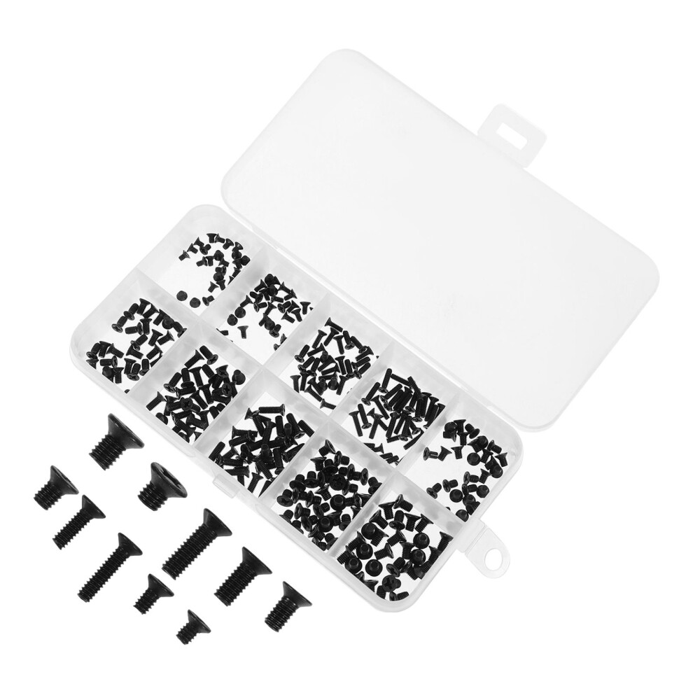 300pcs Flat Head Countersunk Bolts Machine Screws Kit-image-OPC-PKNC6DX-NEW