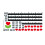 Unbranded 2 Sheets Pen Light Led Lights Height Stickers 50x20cm 8