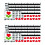 Unbranded 2 Sheets Pen Light Led Lights Height Stickers 50x20cm 7