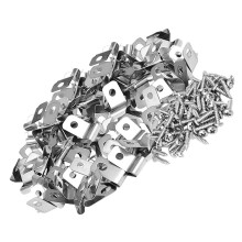 100 Sets Metal Wire Clip Accessories Fixing Clips For Fence Clamps