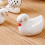 4Stk Keramik Essstäbchenhalter Schwan Design Bunt Tischdeko 8