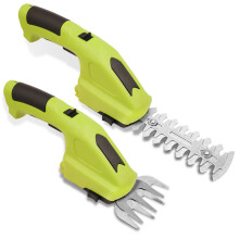 2 in 1 Cordless Electric Hedge Trimmer Mini Battery Operated For Yard Lawn Garden