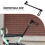Scooter Push Car Sun Visor and Replacement Stroller Handle Bar Black 7