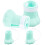 4pcs silicone cat boots anti-scratch nail cover 6