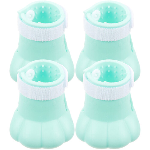 4pcs silicone cat boots anti-scratch nail cover