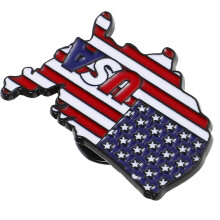 amerikaanse reversspeld usa badge broche pak en