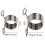 2 Pcs Knitting Tools Yarn Tension Ring For Finger Holder Thimble 2