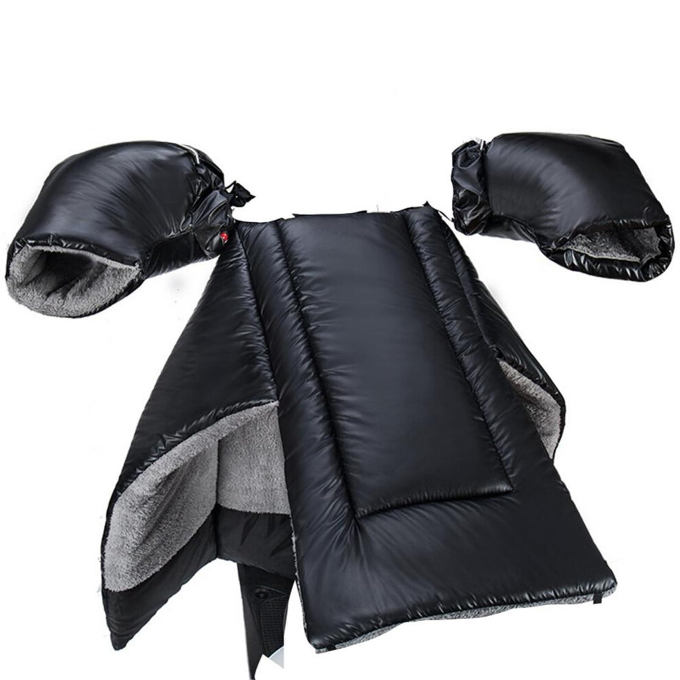 Scooter Apron Leg Cover Thickened Pu Windproof Knee Blanket For Scooter And Motorcycle Waterproof Winter Warmer Universal Fit 9393856871476