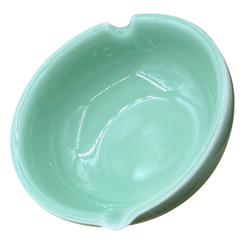 PłYta Ceramiczna Z Uchwytem Na PęDzle I Pojemnikiem Na Farbę-image