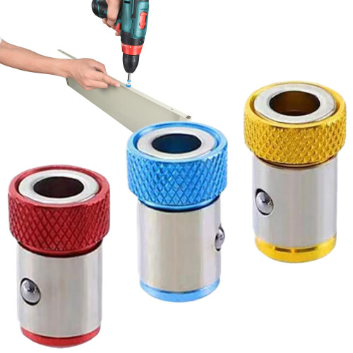 Bit Magnetic Ring 3X Magnetic Screwdriver Bits Magnetizer Enhanced Driver Precision Car Repair Tool