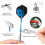 Dart Tip Removal Tool | Dart Point Extractor Pliers, Dart Shaft Unclogger, Safe Tip Replacement, Silver 5