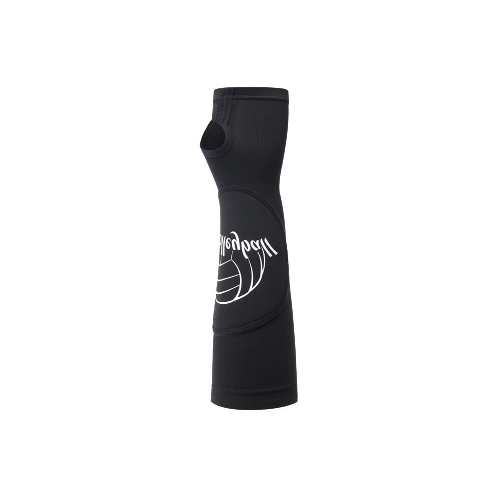 Black Volleyball Armguard Wrist Guard Elbow Protection Breathable Compression Sleeve For Tennis Basketball Training