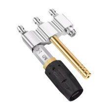 Twist Nozzle For Pressure Washer Long Range Tip, 3-In-1 Rotating Spray, Portable, 3-7 GPM High Wall Cleaning