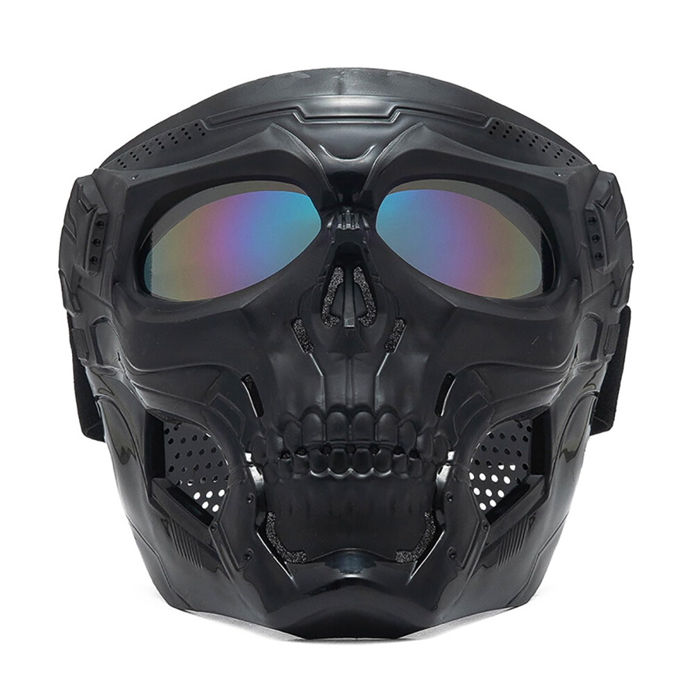 Riding Goggles Adjustable Motorcycle Goggles With Removable Face Eyewear Eye Protection 9016109997463