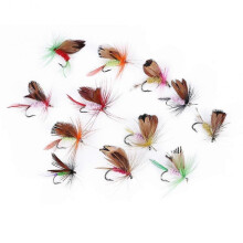 12pcs Outdoor Fishing Lures Accessories Butterfly style Lifelike Fishing Lures Hook Baits