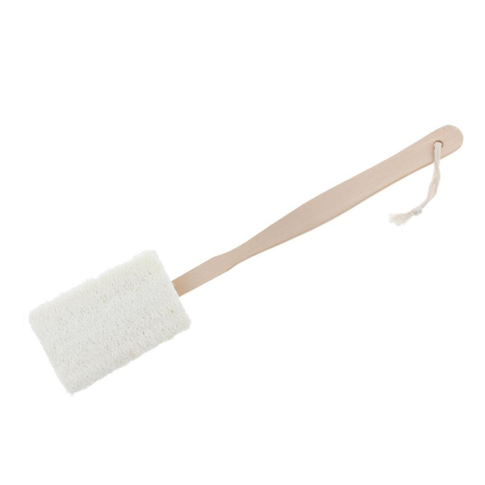 Premium Loofah Wood Bath Shower Back Scrub Sponge Exfoliating Puff