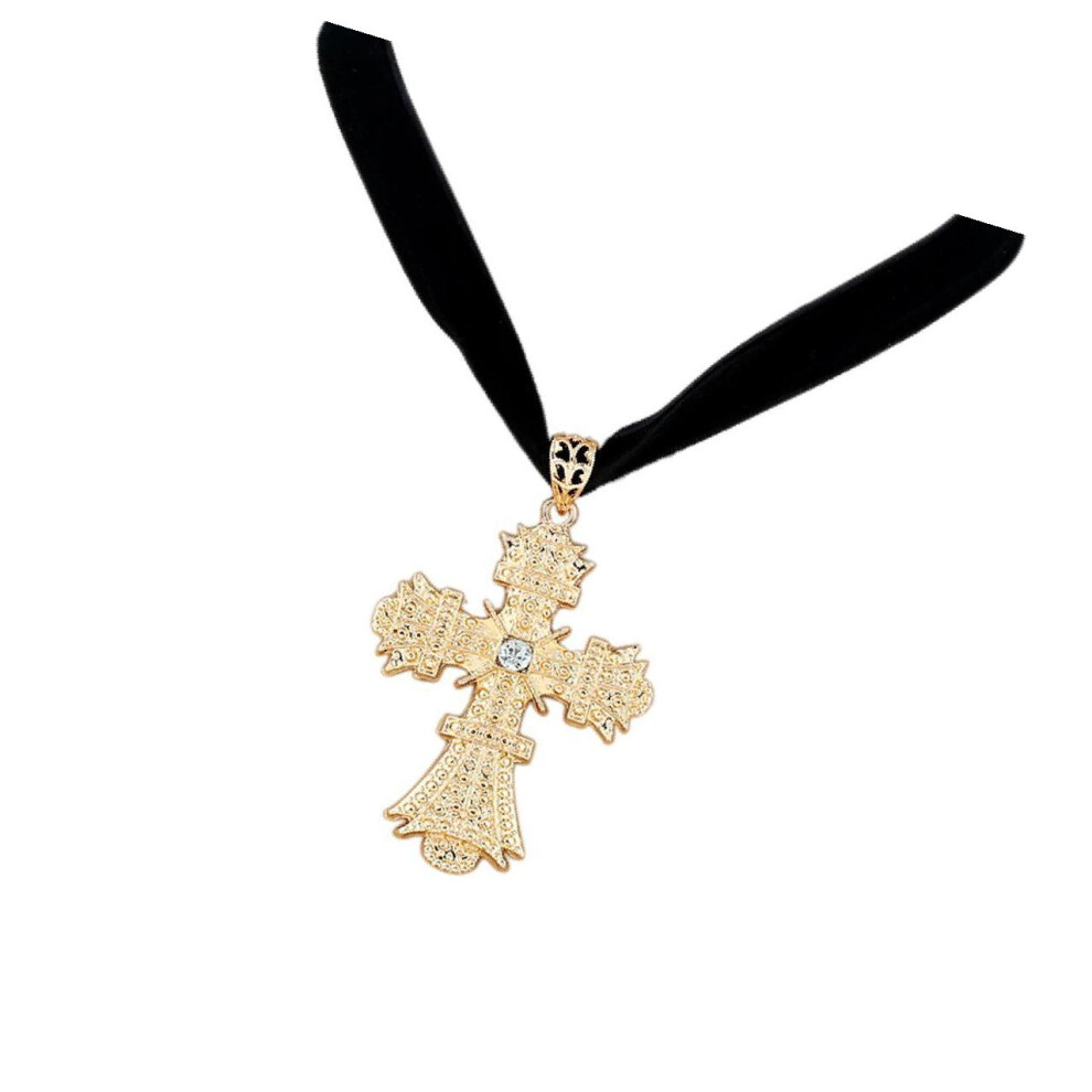 Trendy Fashionable Big Cross Pendant Necklace for Mother s Day-image-OPC-PKNDDFF-NEW