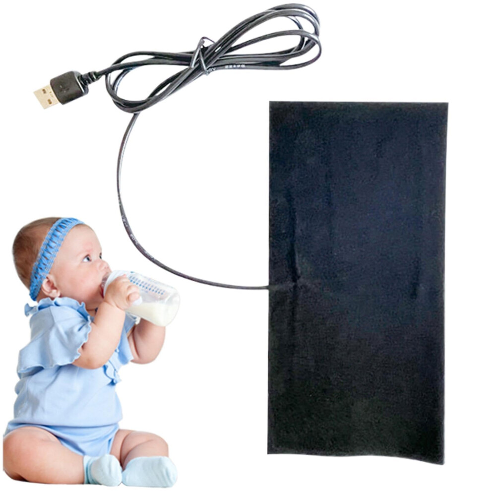 USB Heating Pad for Clothes 5V Milk Bottle Heater Constant Temperature USB Cloth Heater for Winter Outdoor