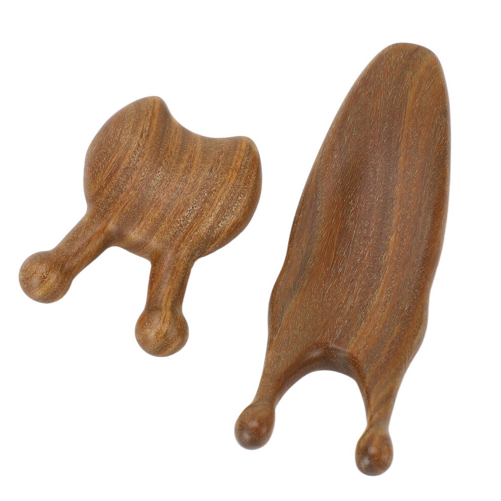 2pcs Sandalwood Nose Massage Tools for Stress Relief, Head & Neck