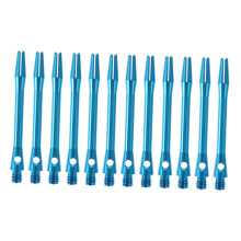 Shaft Darts Aluminum Alloy Dart Shafts, 2BA Thread, Medium Length, Blue, Compatible With Axe Flights, Standard Rod