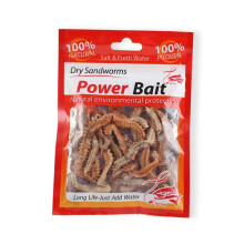 Dry Sandworms 1 Bag 10g Natural Dried Worms Fishing Lure For Bait And Aquatic Animals Enticement