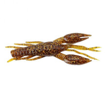 4pcs Brown Silicone Fishing Crawfish Lures for Freshewater and Saltwater (6#)