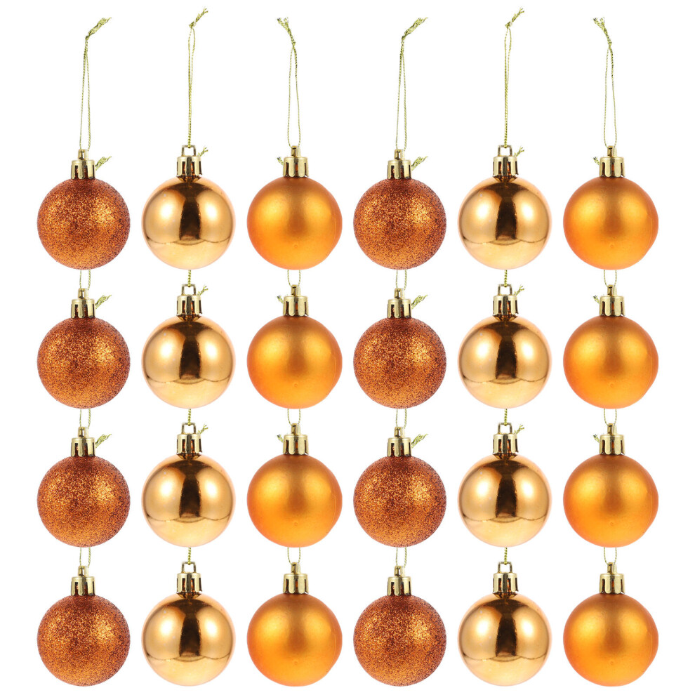 24 Szt. Bombki Choinkowe, Zawieszki Dekoracyjne, Ozdoby Na Choinkę-image