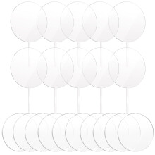 20 stück transparente acryl-rundscheiben zum basteln