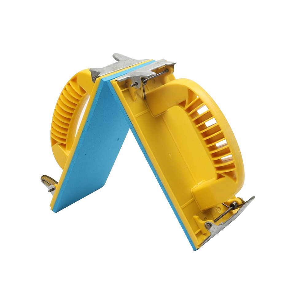 Plastic Hand Drywall Sander Bracket Sandpaper Sheet Holder 180X85mm 4281351208550