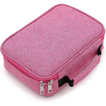Large Capacity Zipper Pen Case - Multifunctional Stationery Pen Case Portable Pen Case (Purple)