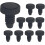 Pool Cue Bottom Cover Dust-Proof Base Replacement Sleeve Bumper Protector For Beginners Enthusiasts 5