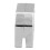 Metal Cello Practice Mute Silencer Adjustable for Bow BA36A Silver 6